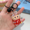 Labuboo Crystal Cascade Keychain Red Liquid Keychain