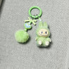 Labuboo Pom Pom Fluff Keychain Green 3D Keychain