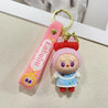 Laboobu Skirt Twirl Spins Keychain Light Blue 3D Keychain