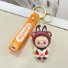 Laboobu Skirt Twirl Spins Keychain White 3D Keychain