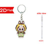 Labubu Flat Friends 2D Keychain Acrylic Keychain