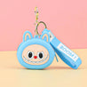 Grinning Labubu Boom Coin Purse Light Blue Coin Purse