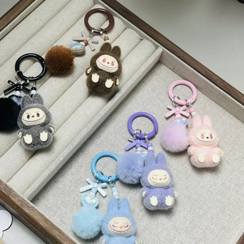 Labuboo Pom Pom Fluff Keychain 3D Keychain