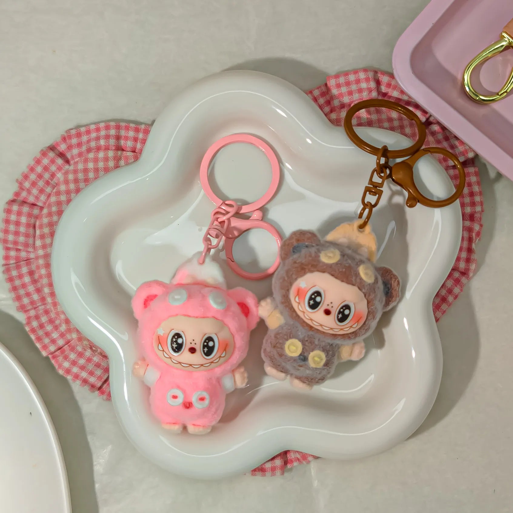 Labuboo Tactile Touch Mini Plush Keychain Plush Keychain