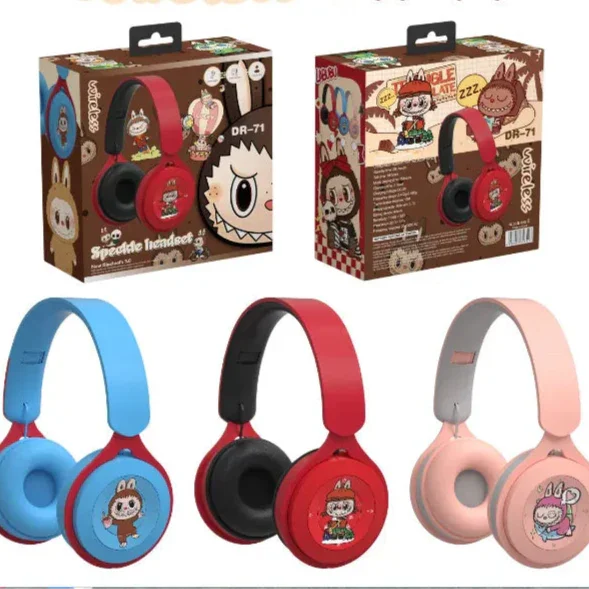 Kawaii Fuzzy Beats Speckle Headset Wireless Headphones