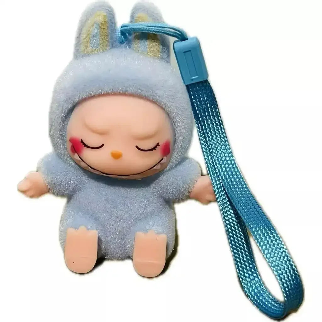 Labubu Minis Taking a Seat Pendant 3D Keychain