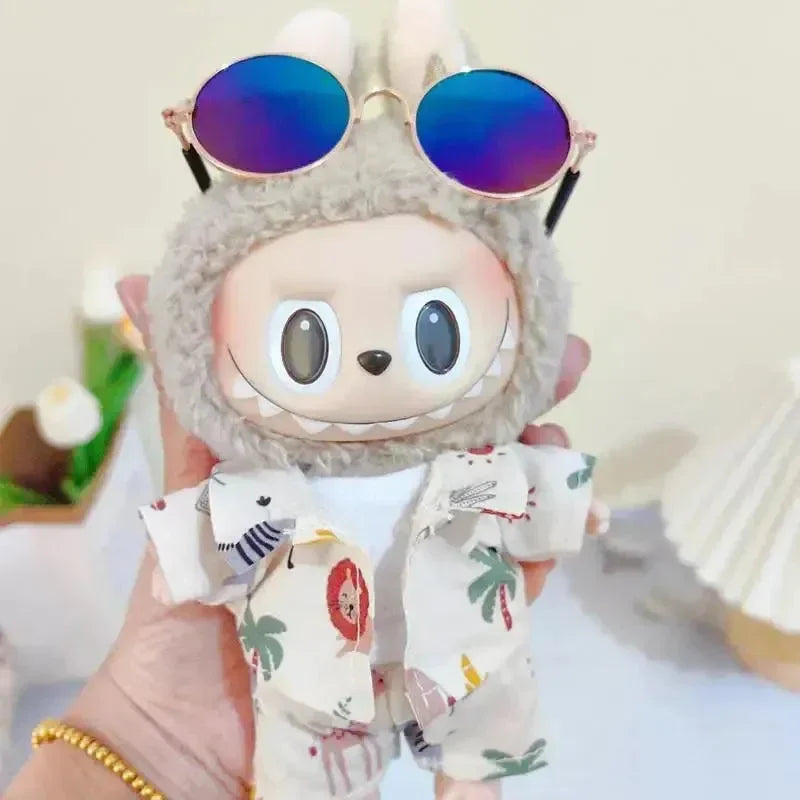 Handmade Hawaii Beach Labubu Outfit Doll Outfit