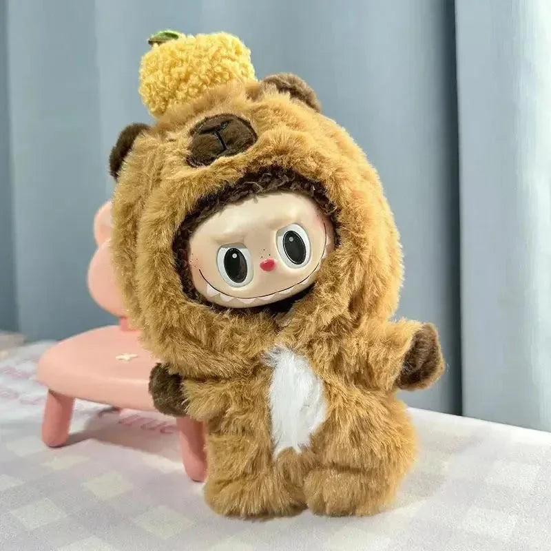 Handmade Labubu Capybara Onesie Doll Outfit