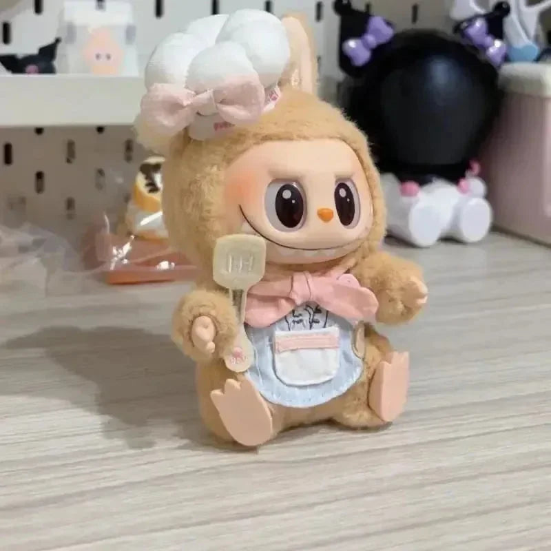Handmade Labubu Mini Chef Outfit Doll Outfit