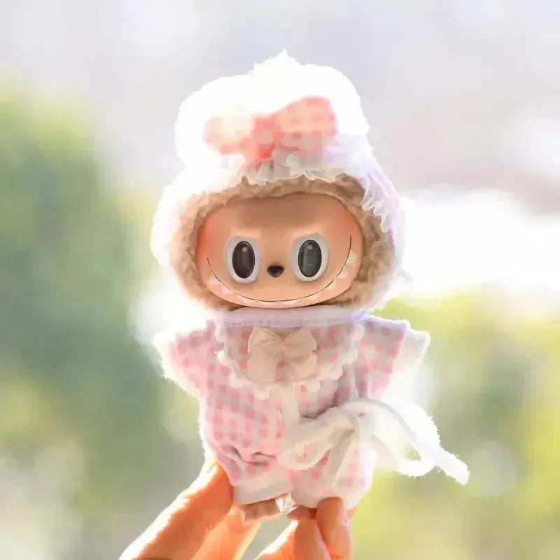 Labubu Lullaby Floral Pajamas Outfit Pink Doll Outfit
