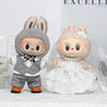 Handmade Wedding Couple Labubu Outfit Doll Outfit
