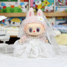 Handmade Wedding Couple Labubu Outfit Doll Outfit