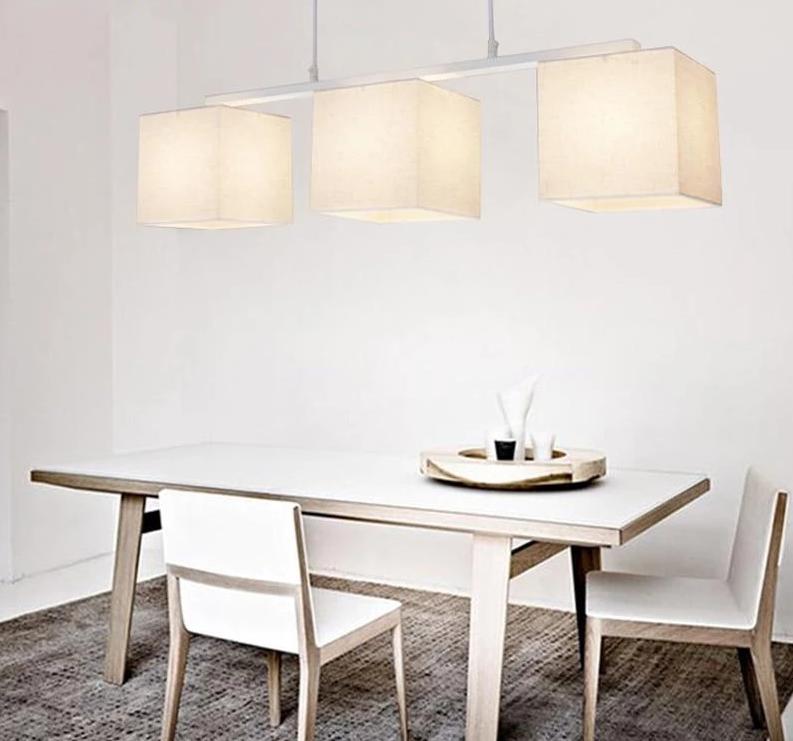 Calarbo™ Kahlo - Square Lantern Chandelier White Chandelier