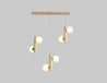Calarbo™ Prescott - Modern Wooden Bulb Chandelier 6 Lights Chandelier