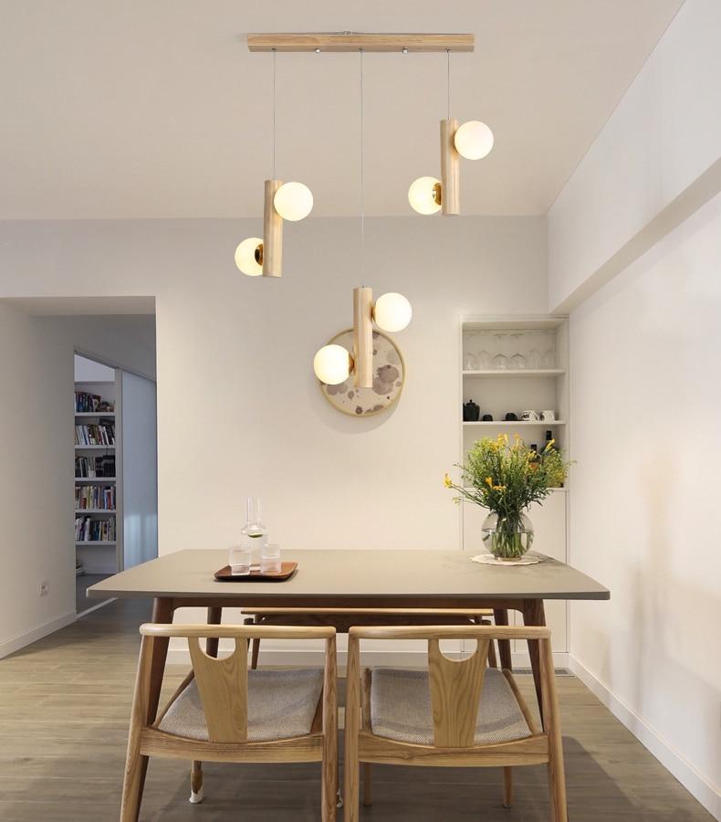 Calarbo™ Prescott - Modern Wooden Bulb Chandelier Chandelier