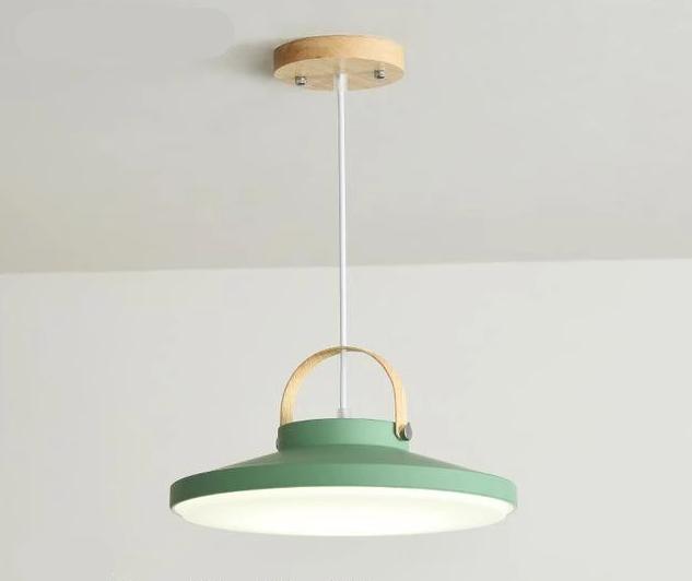 Calarbo™ Buford - Modern Nordic LED Hanging Pendant Lamp Green Large - 12" x 6" Light