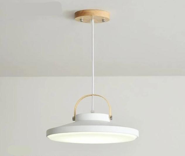 Calarbo™ Buford - Modern Nordic LED Hanging Pendant Lamp White Large - 12" x 6" Light