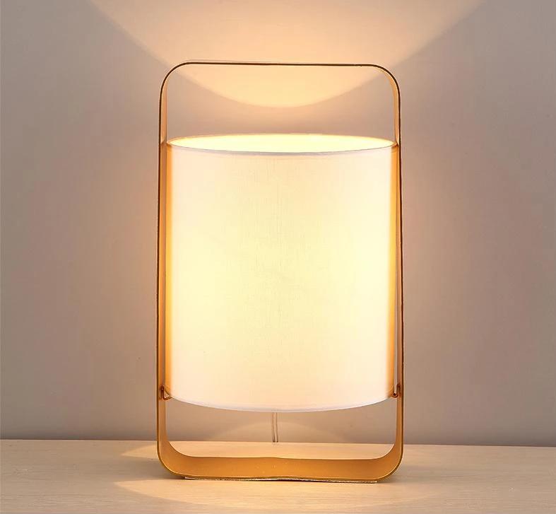 Calarbo™ Nate - Modern Frame Floating Lantern Desk Lamp Small - 13" Light