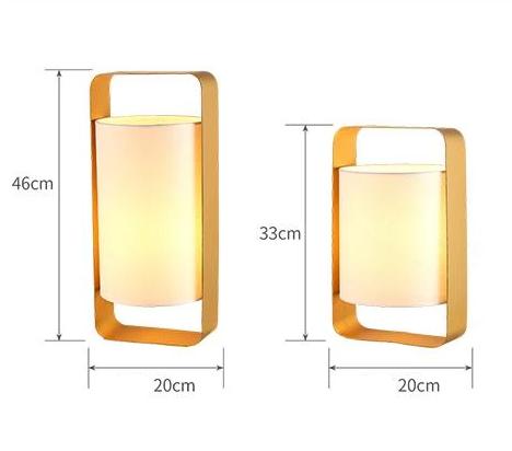 Calarbo™ Nate - Modern Frame Floating Lantern Desk Lamp Light