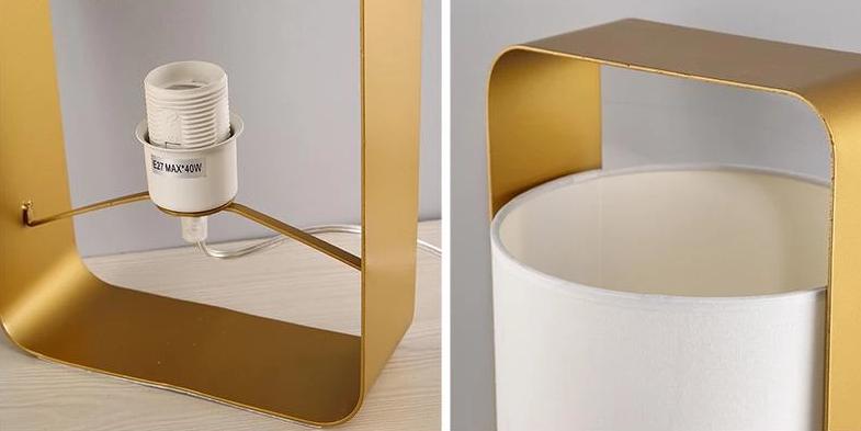 Calarbo™ Nate - Modern Frame Floating Lantern Desk Lamp Light