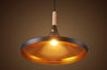Calarbo™ Jule - Modern Iron Pendant Light Funnel - 8" x 14" Black