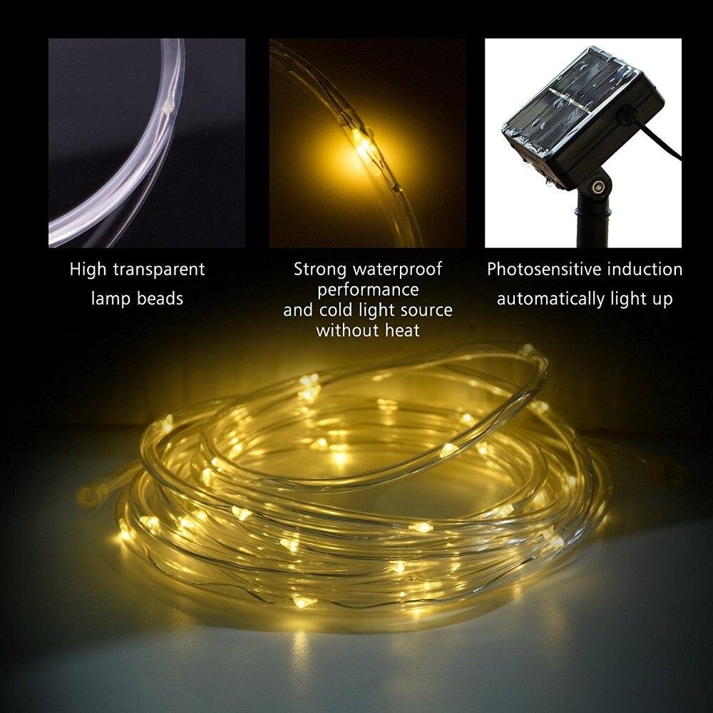 Calarbo™ LED Solar Tube String Garden Lights