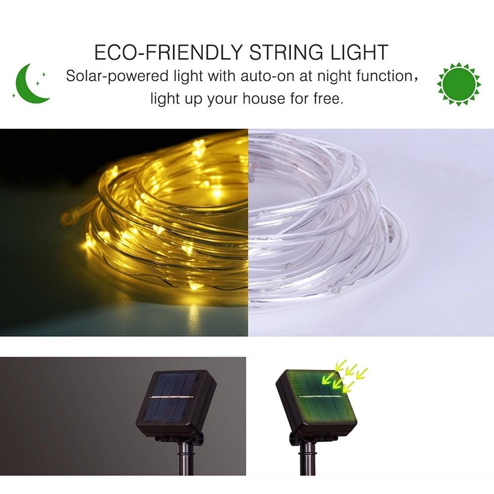 Calarbo™ LED Solar Tube String Garden Lights