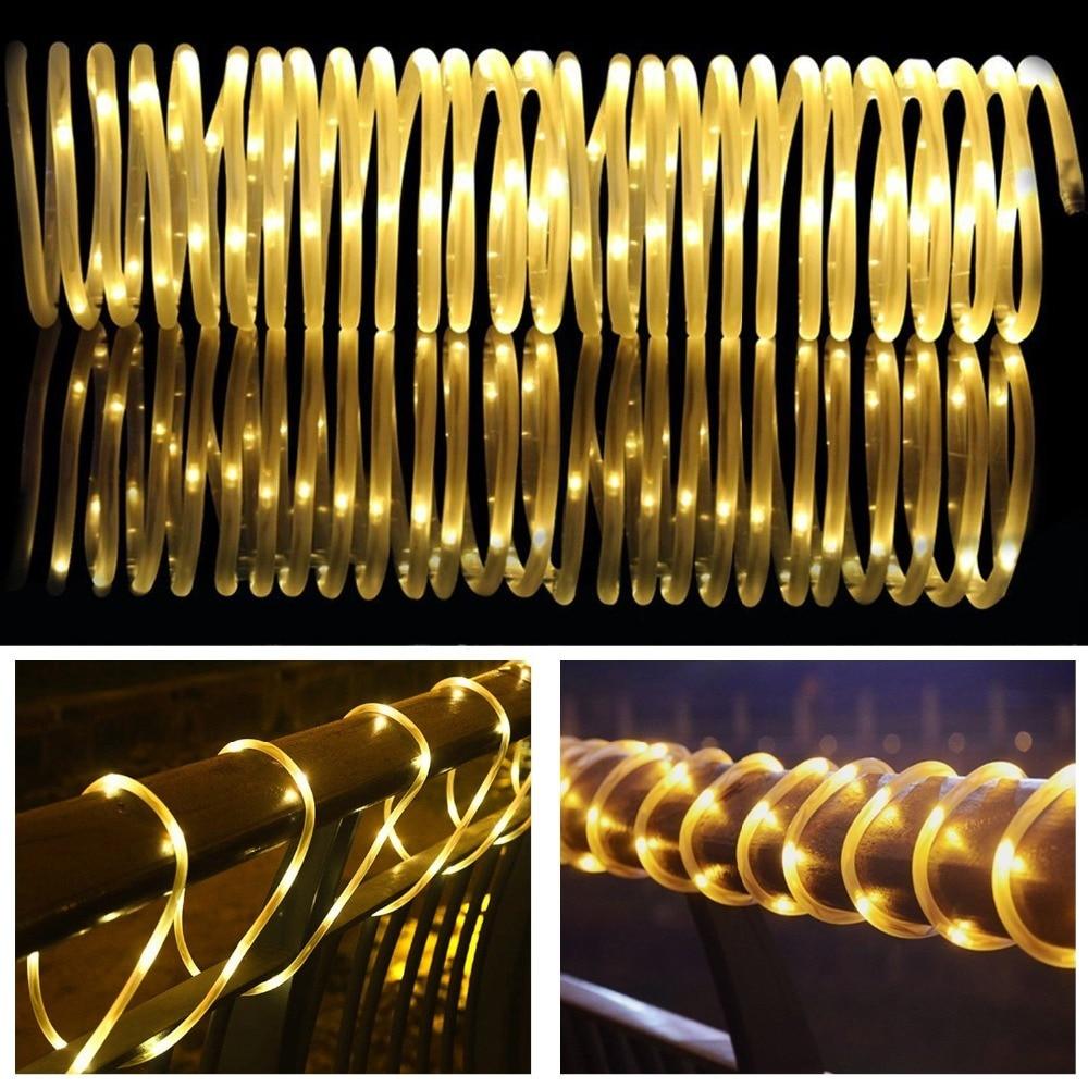 Calarbo™ LED Solar Tube String Garden Lights