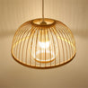 Calarbo™ Calico - Bamboo Pendant Hanging Light Dome 8" x 14" Light