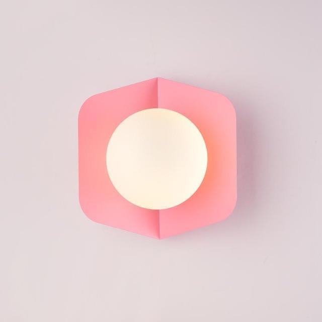 Calarbo™ Arnold - Modern Nordic Candy Wall Lamp Pink Light