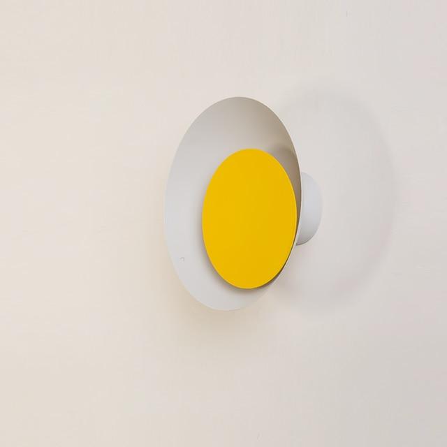 Calarbo™ Grais - Modern Nordic Macaroon Moon LED Wall Lamp White & Yellow Light