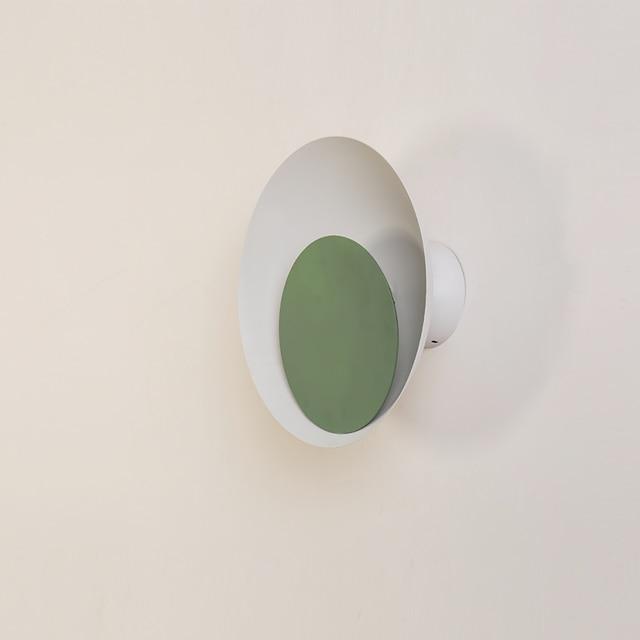 Calarbo™ Grais - Modern Nordic Macaroon Moon LED Wall Lamp White & Green Light
