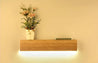 Calarbo™ Eliana - Modern Wood Oak Shelf & Lamp Light