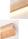 Calarbo™ Eliana - Modern Wood Oak Shelf & Lamp Light