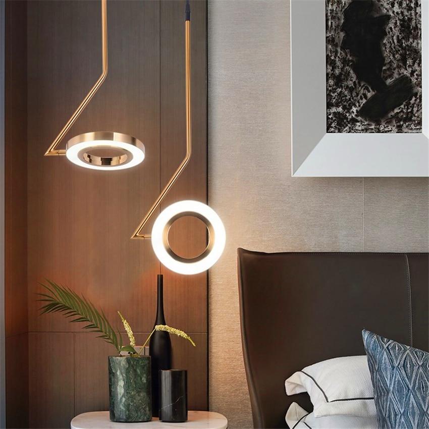 Calarbo™ Tulia - Modern Loft Hanging Light Gold Light