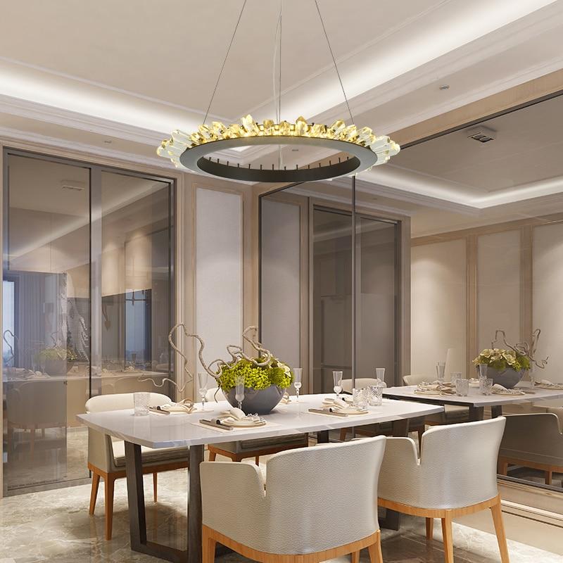 Calarbo™ Mignonette - Modern Crystal LED Chandelier Black Chandelier