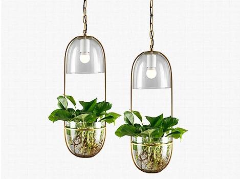 Calarbo™ Lileas - Modern Hanging Planter Lamp Light