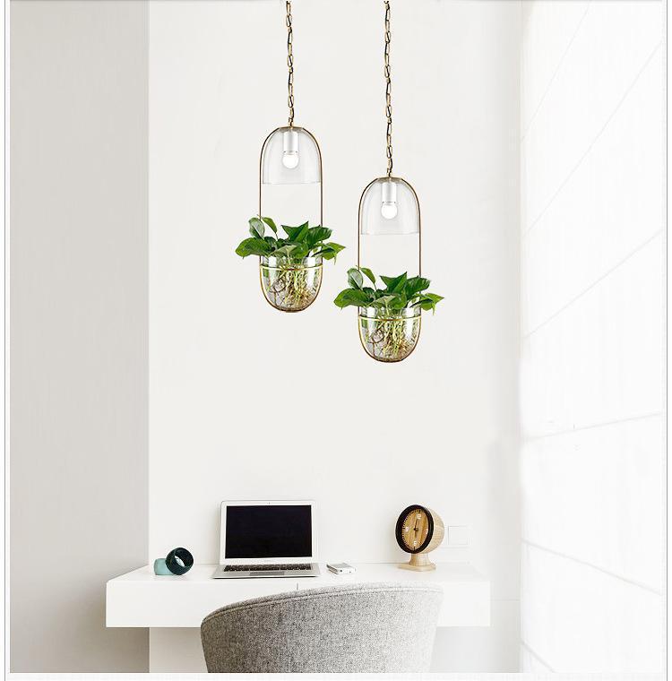 Calarbo™ Lileas - Modern Hanging Planter Lamp Light