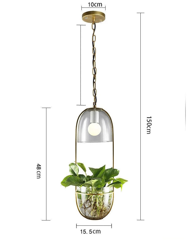 Calarbo™ Lileas - Modern Hanging Planter Lamp Light