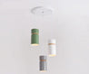 Calarbo™ Brantley - Modern Nordic LED Pendant Light Green, Gray, White 3 x Lamps - Round Base Light