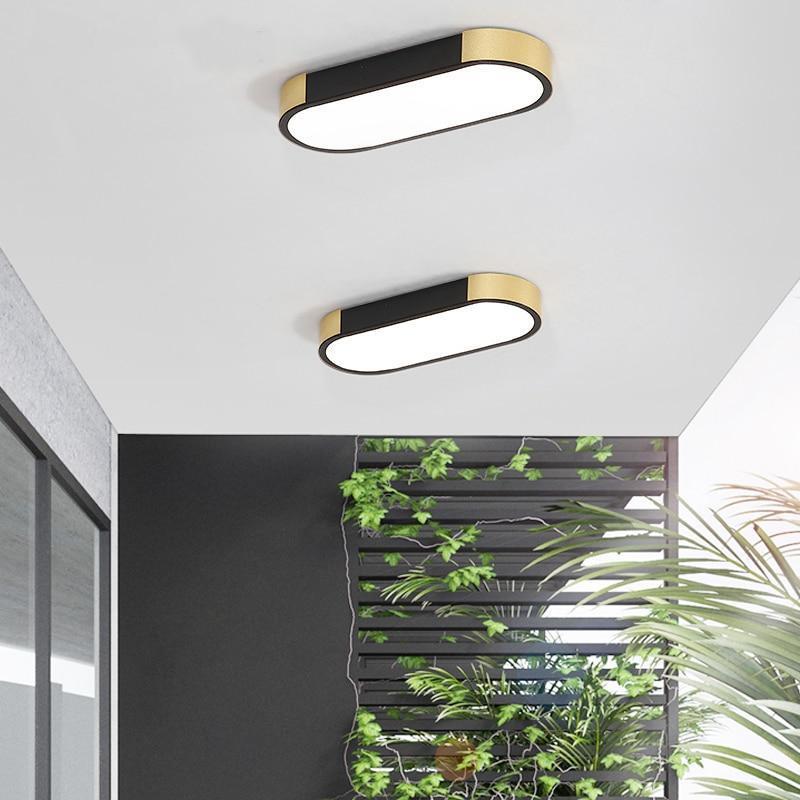 Calarbo™ Bellarose - LED Ceiling Light Black Small - 14" Cool White Light