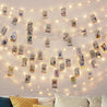 Calarbo™ Strung - LED Fairy Light String with Photo Clips Large - 32'8" Light