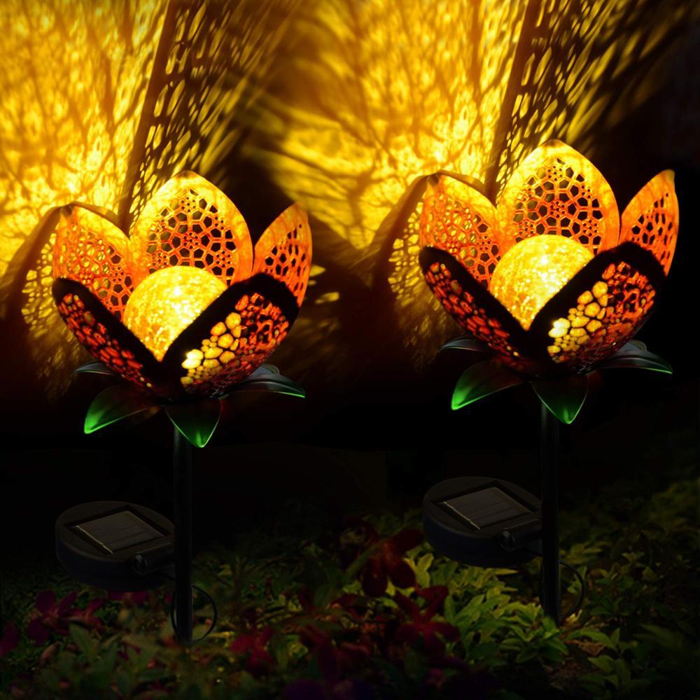 Calarbo™ Solar Powered Flower Stake Garden Light 2 Lights
