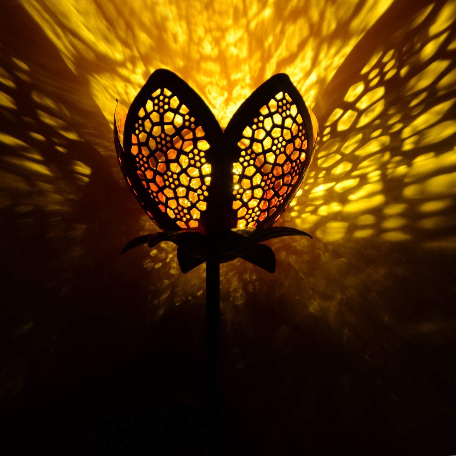 Calarbo™ Solar Powered Flower Stake Garden Light