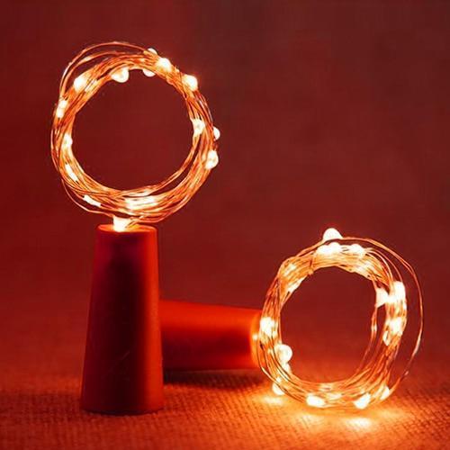 Calarbo™ Brightly - LED Wine Bottle Fairy Lights Red Light