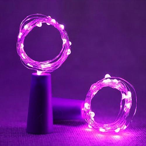 Calarbo™ Brightly - LED Wine Bottle Fairy Lights Purple Light