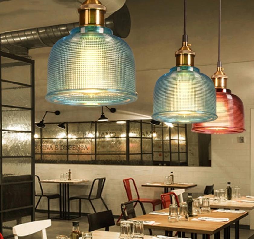 Calarbo™ Sosie - Retro European Color Glass Pendant Light Light