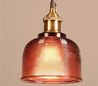 Calarbo™ Sosie - Retro European Color Glass Pendant Light Red Light