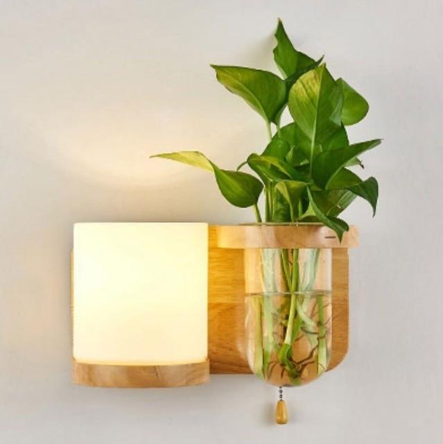 Calarbo™ Lyla - LED Lamp Planter & Shelves Combo Attached Shelves - Square Lamp Light
