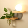 Calarbo™ Lyla - LED Lamp Planter & Shelves Combo Detached Shelves - Gray Background Light
